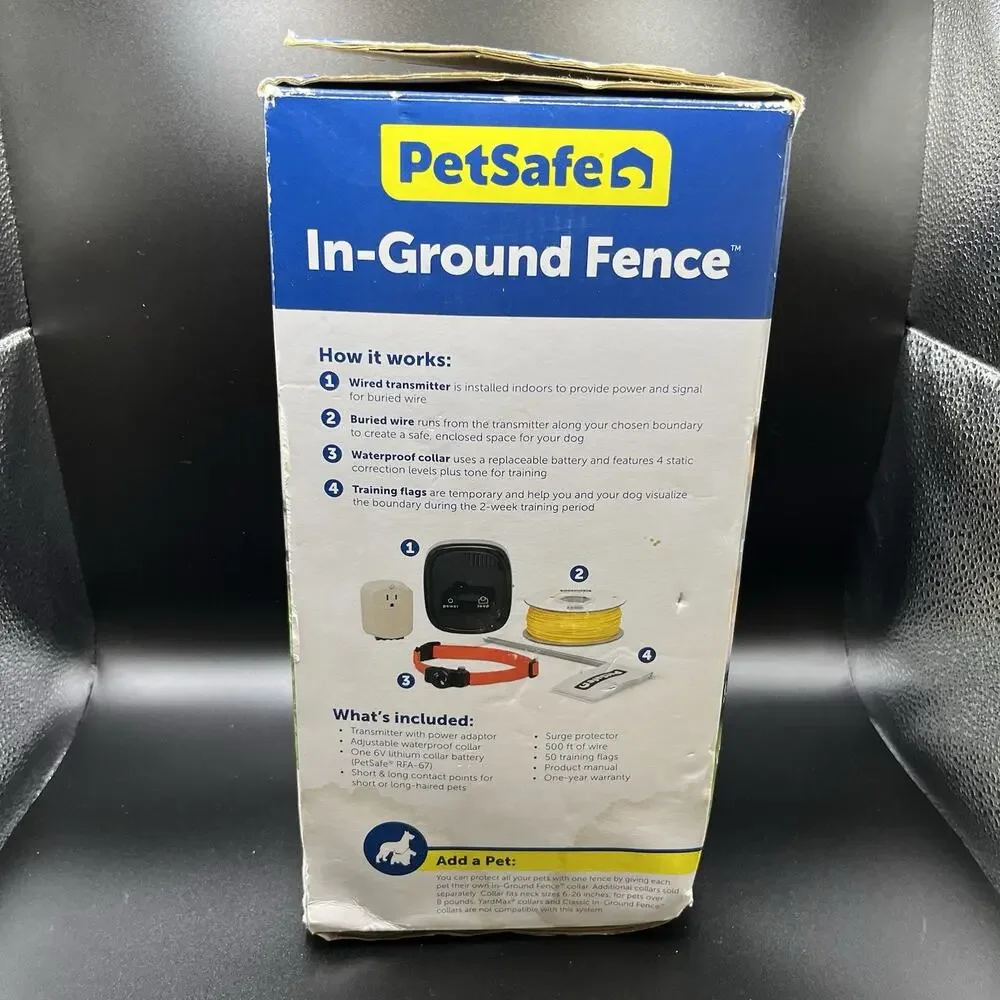 PetSafe In-Ground Fence Dogs 8lb+ PIG00-13661 Waterproof Tone Static NOB